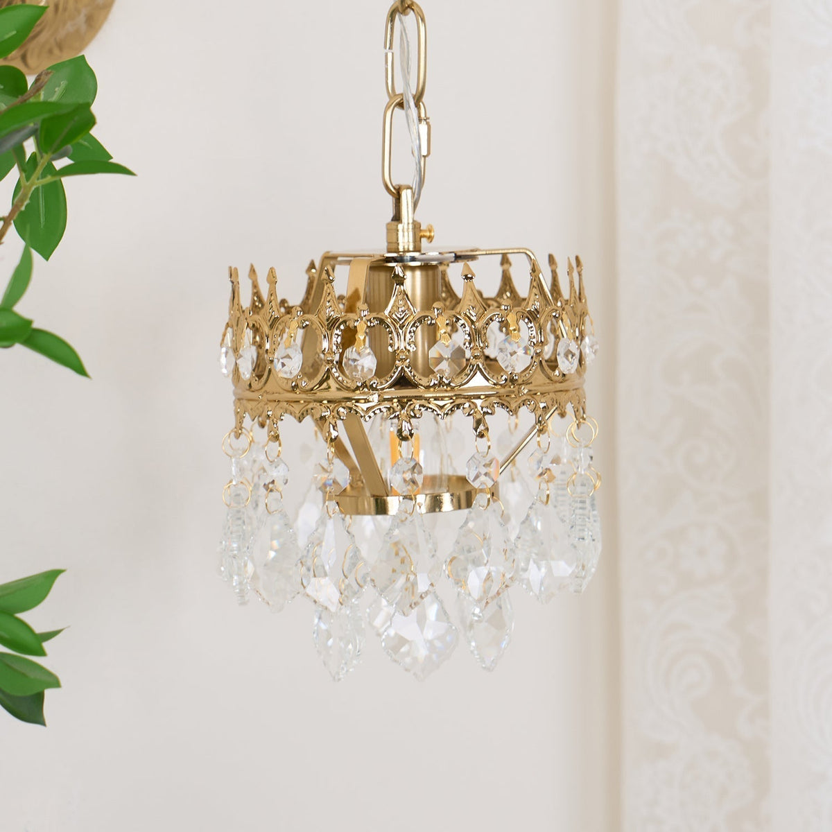 Ivmarila Nordic Art Crown Crystal Sconce Wall lamp