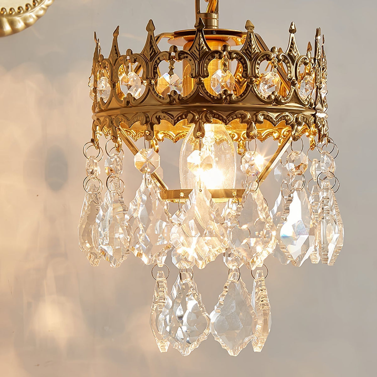 Ivmarila Nordic Art Crown Crystal Sconce Wall lamp