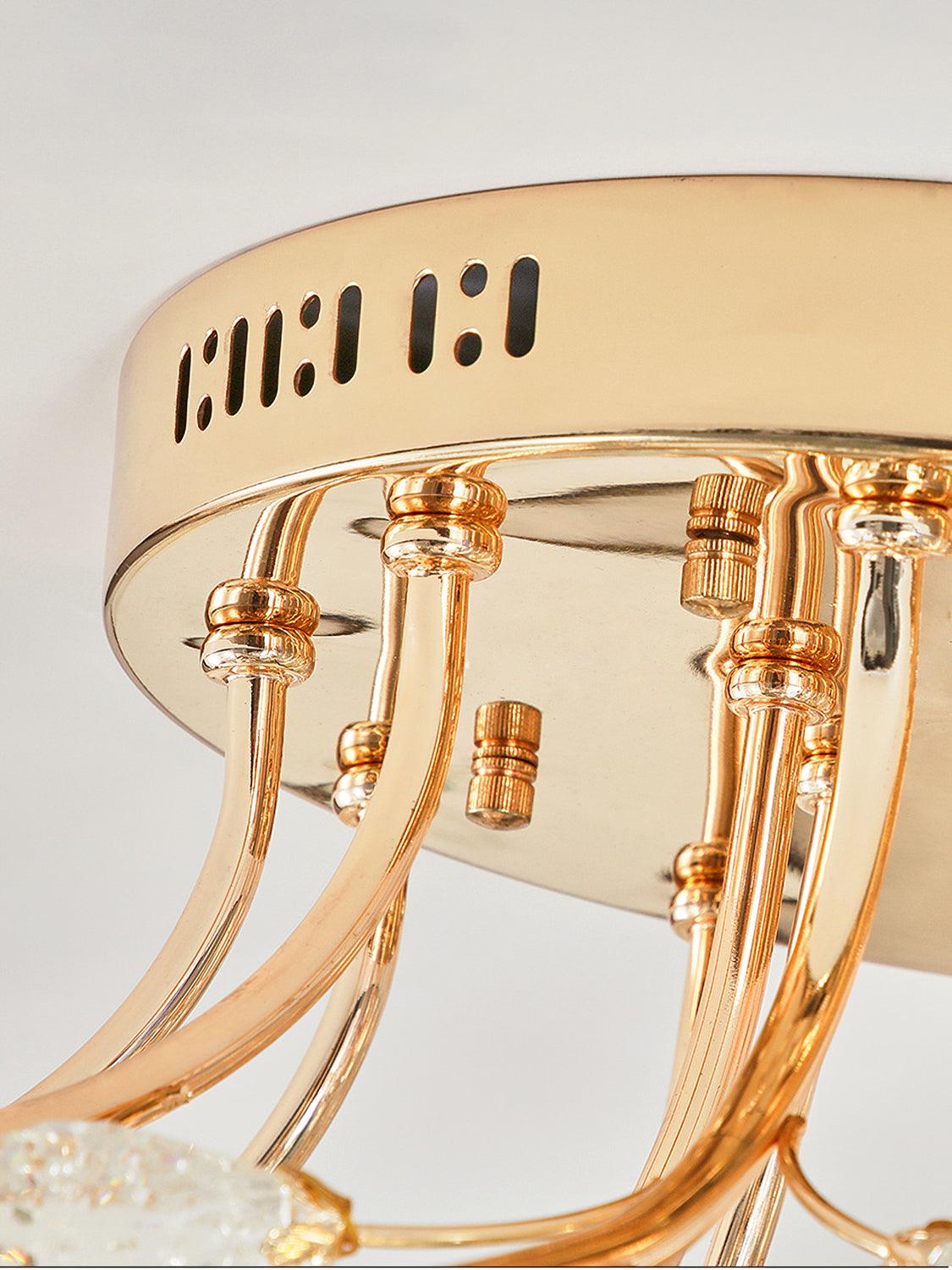 Elyinira Postmodern Luxury Flower Crystal Ceiling Light