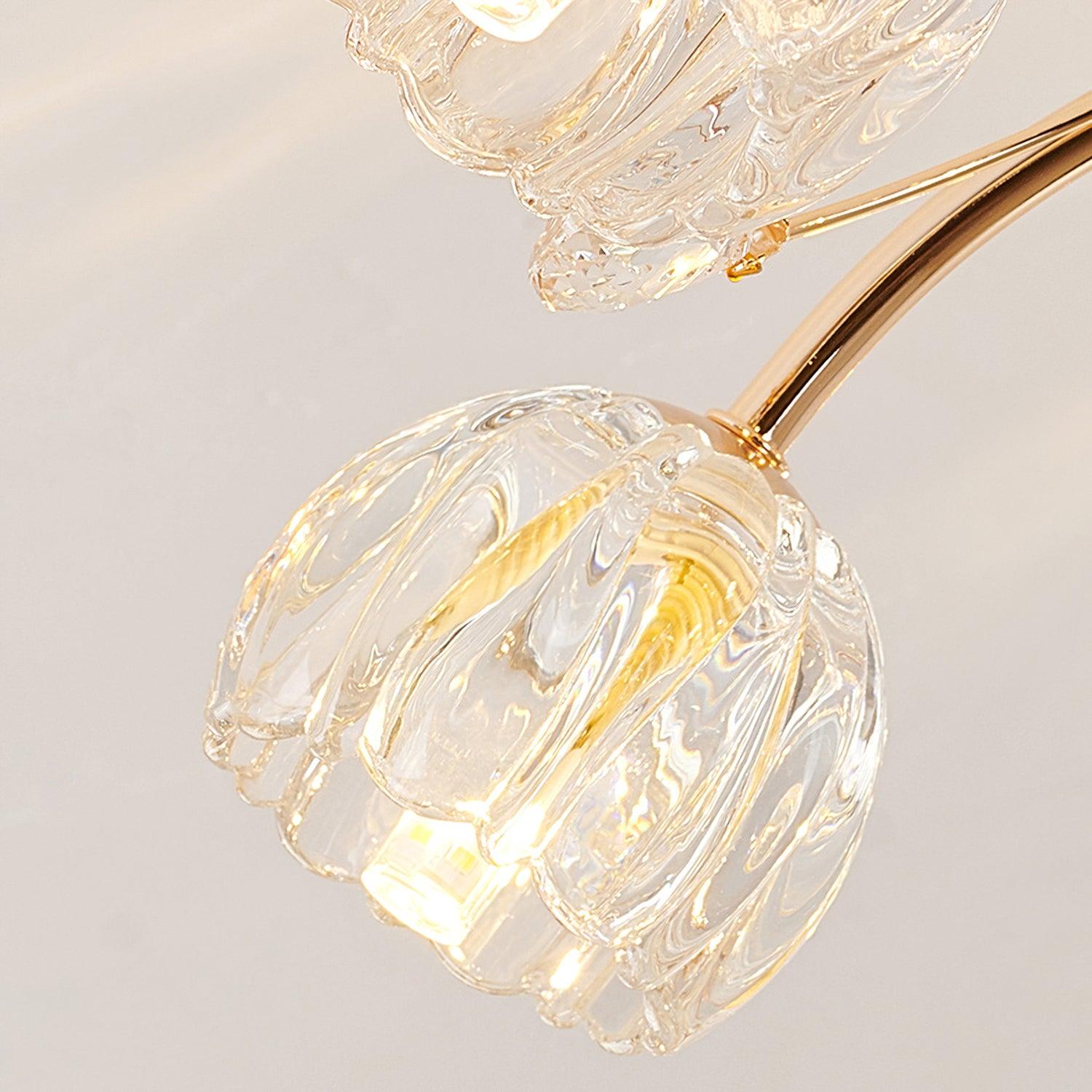 Elyinira Postmodern Luxury Flower Crystal Ceiling Light