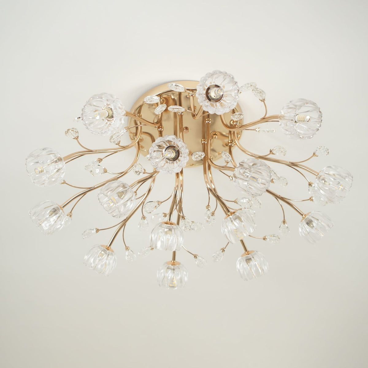 Elyinira Postmodern Luxury Flower Crystal Ceiling Light