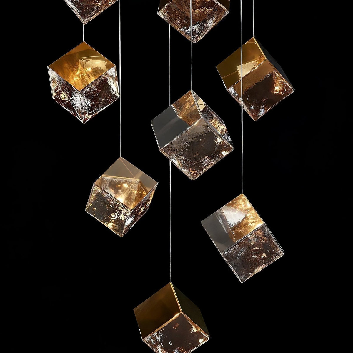 Prismatic Vapor Chandelier