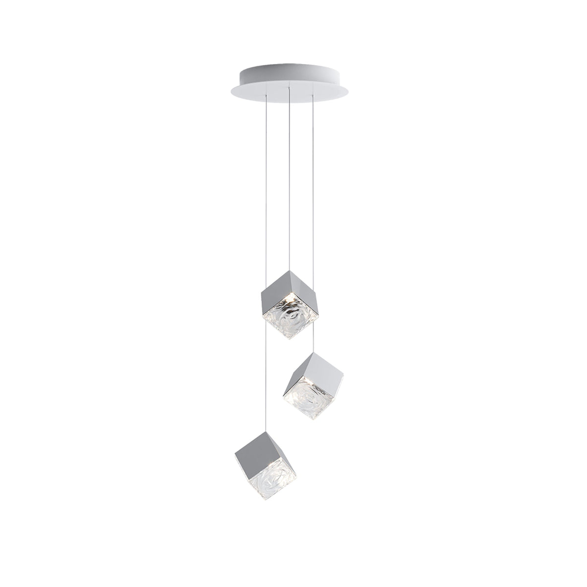 Prismatic Vapor Chandelier