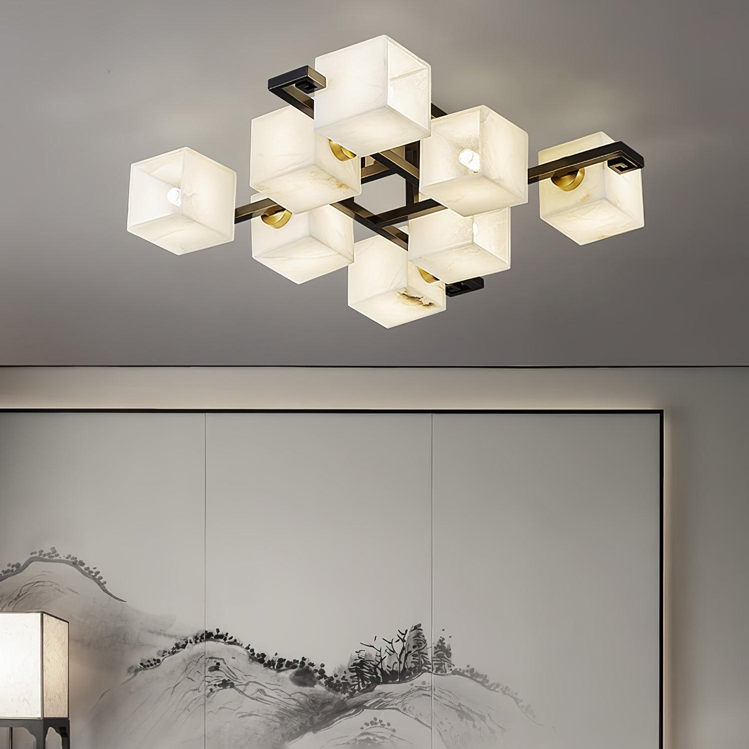 Kaelen Alabaster Ceiling Light