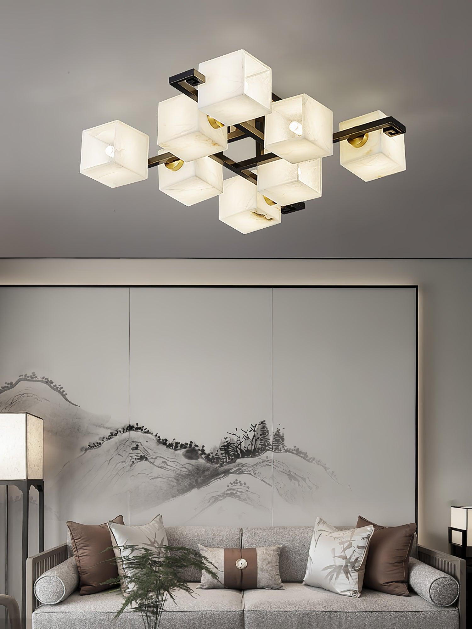 Kaelen Alabaster Ceiling Light