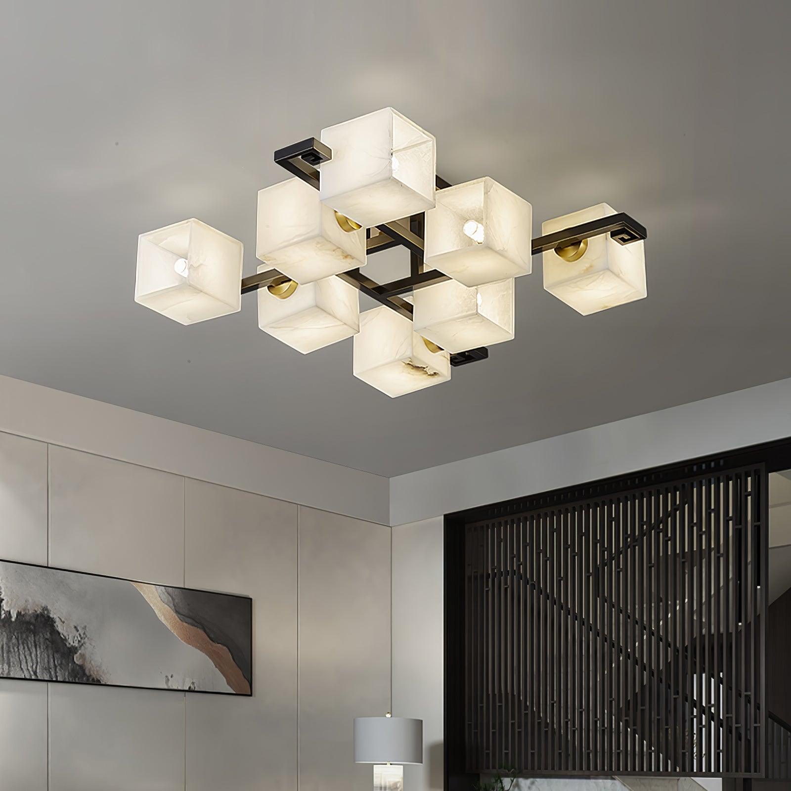 Kaelen Alabaster Ceiling Light