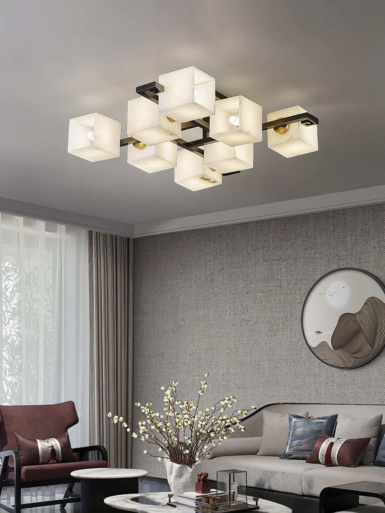 Kaelen Alabaster Ceiling Light