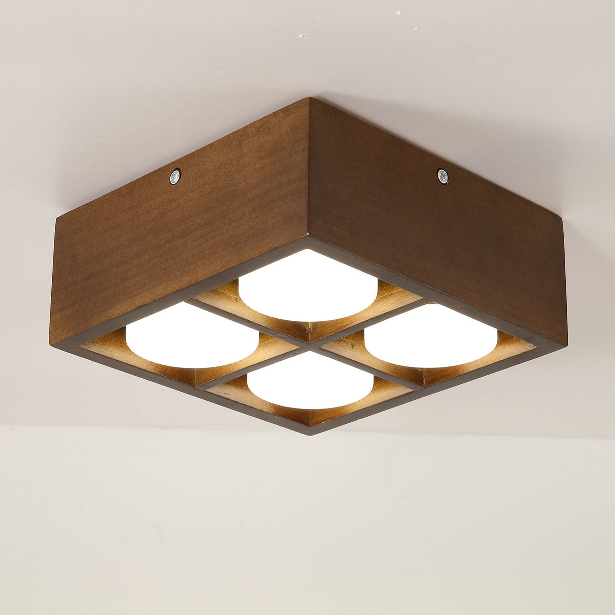 Eliza Minimalist Wood Ceiling Light
