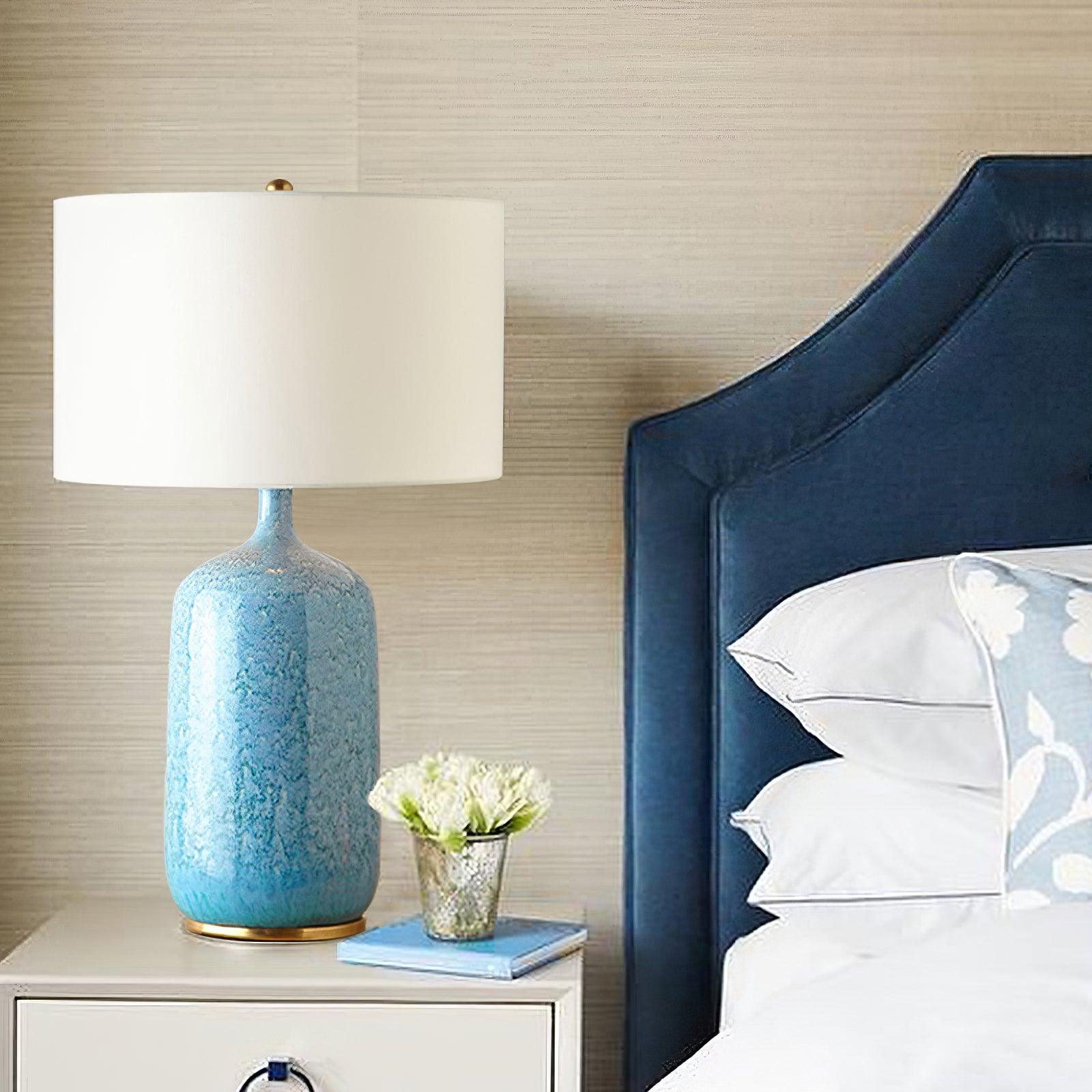 Vintare Fabric Ceramics Table Lamp