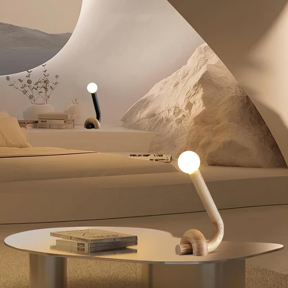 Arcus Fashion Wood Table Lamp