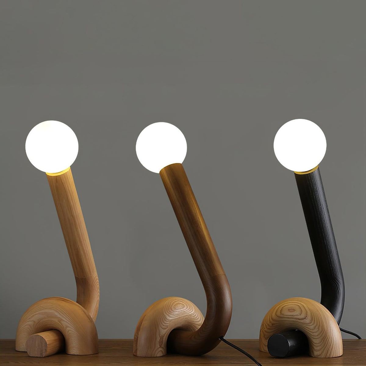 Arcus Fashion Wood Table Lamp