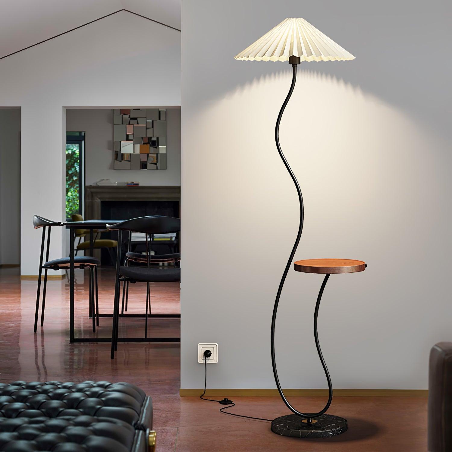 Ghel Minimalist Wood Floor Lamp