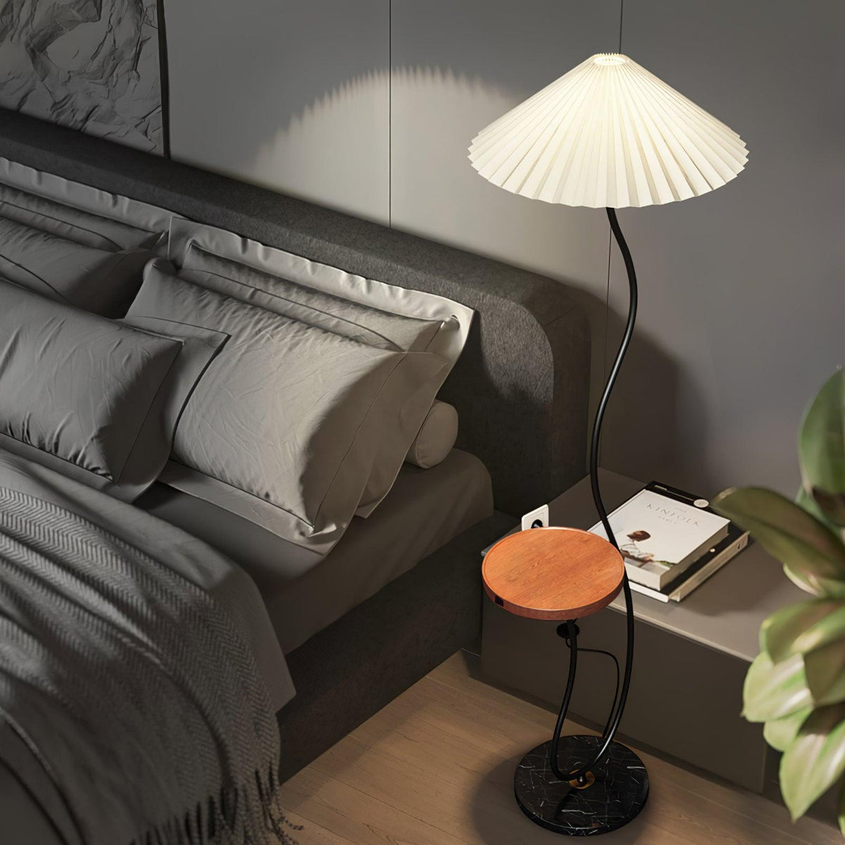 Ghel Minimalist Wood Floor Lamp