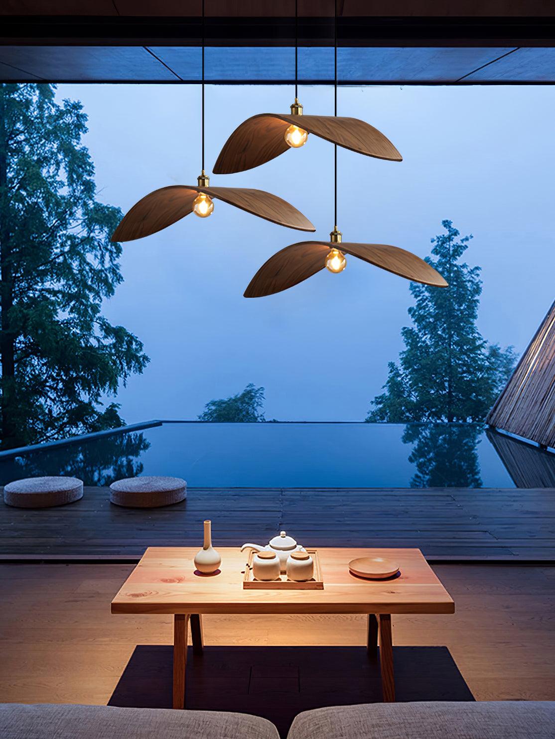 Palten Nordic Art Wooden Pendant Lamp