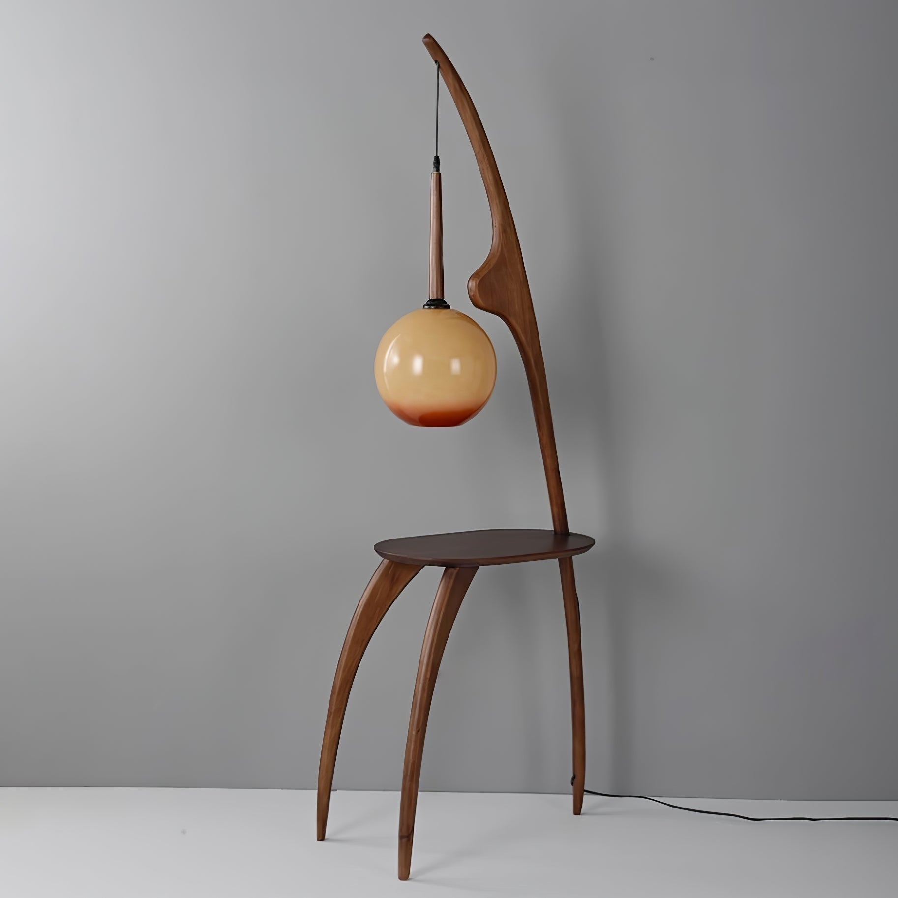 Selisora Curved Mantis Arm Floor Lamp