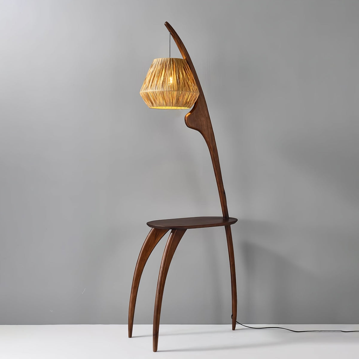 Selisora Curved Mantis Arm Floor Lamp