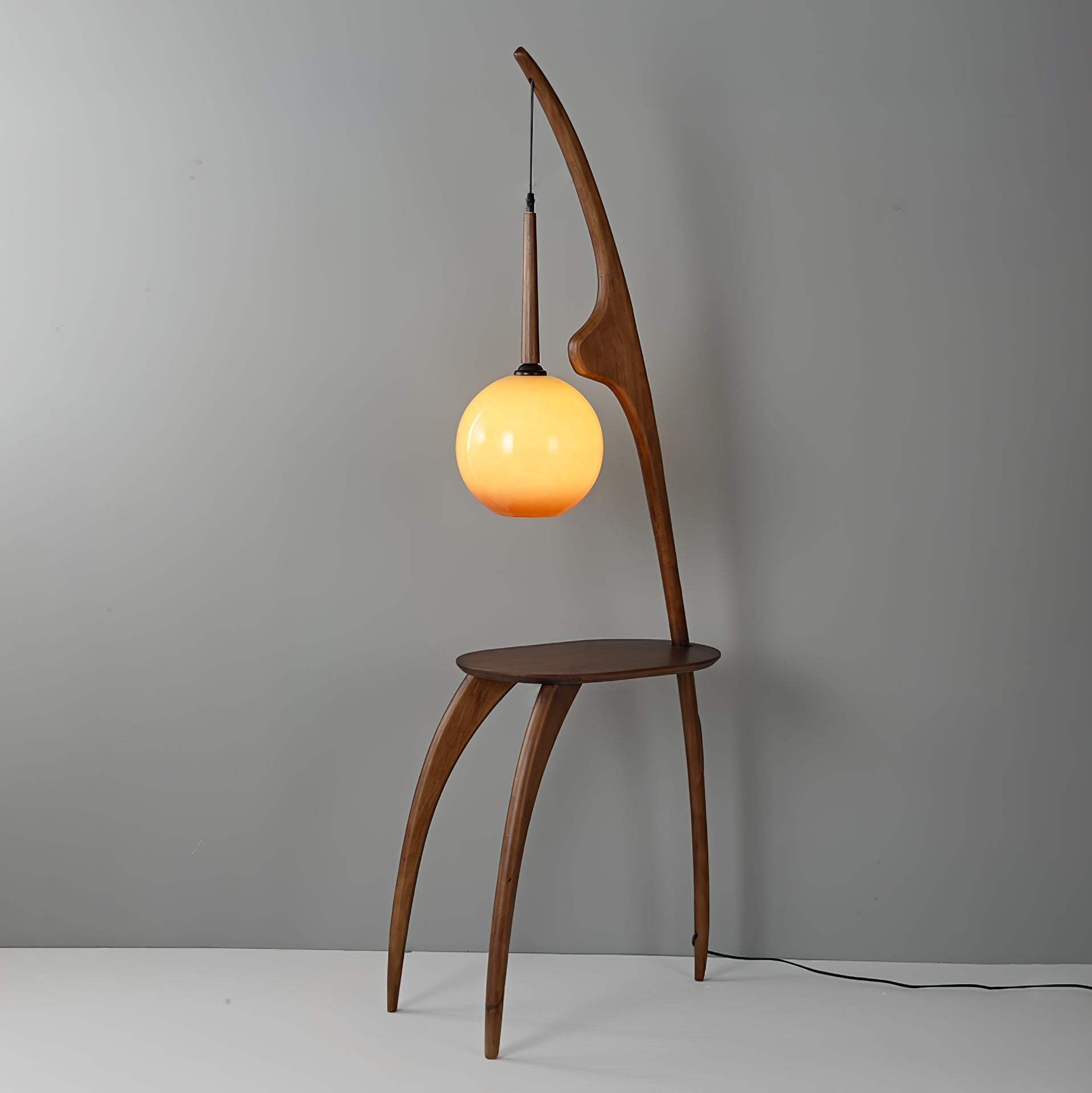 Selisora Curved Mantis Arm Floor Lamp