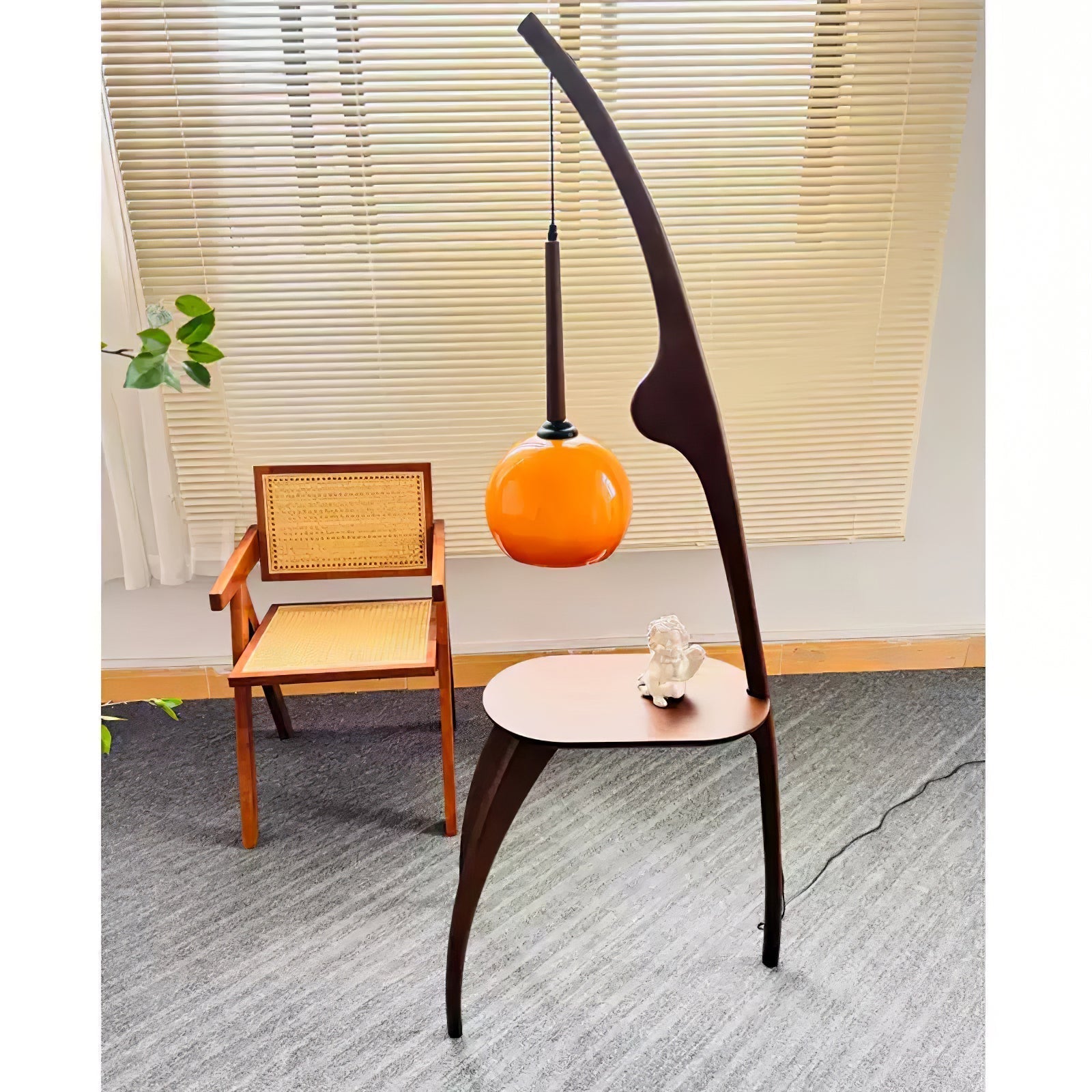 Selisora Curved Mantis Arm Floor Lamp