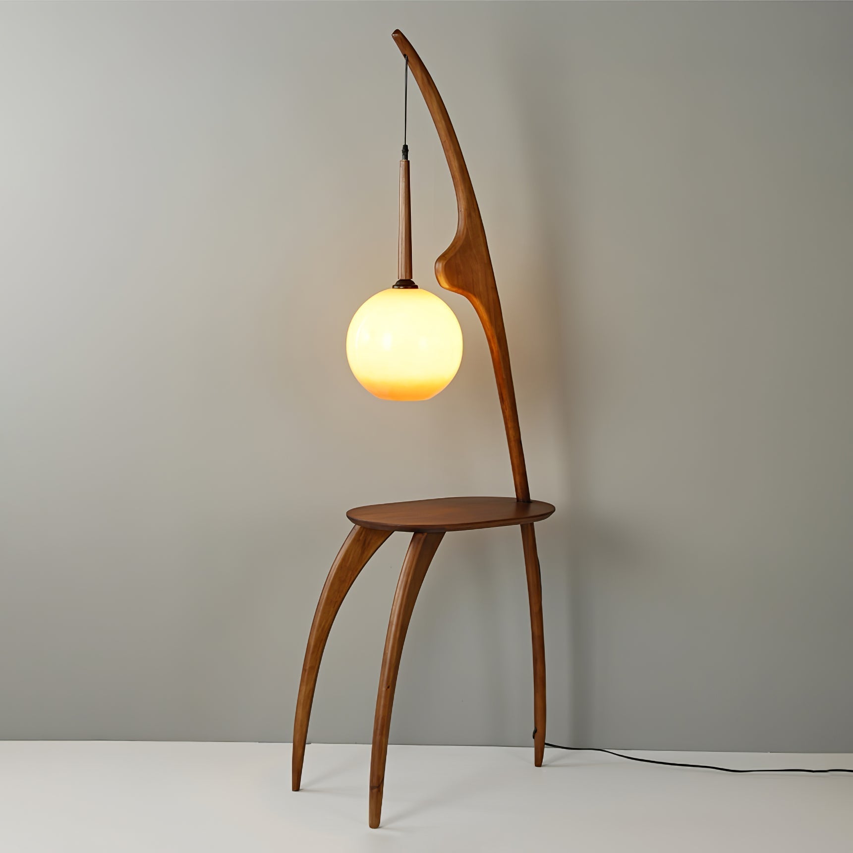 Selisora Curved Mantis Arm Floor Lamp