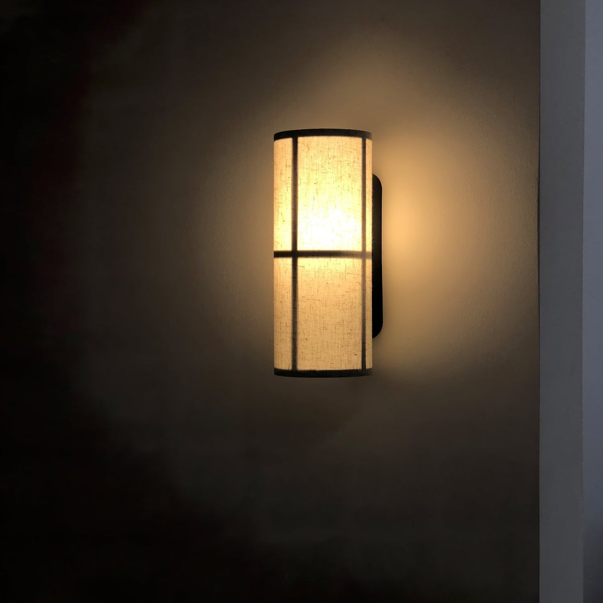 Mirinella Wall Lamp Cylinder Fabric Soft Glow
