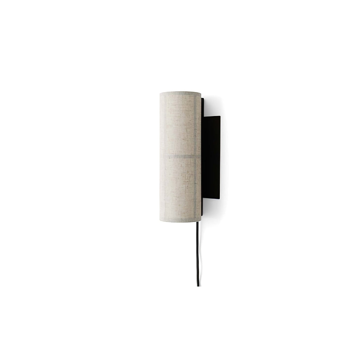Seraniella Cylinder Nordic Art Plug-in Fabric Wall Lamp