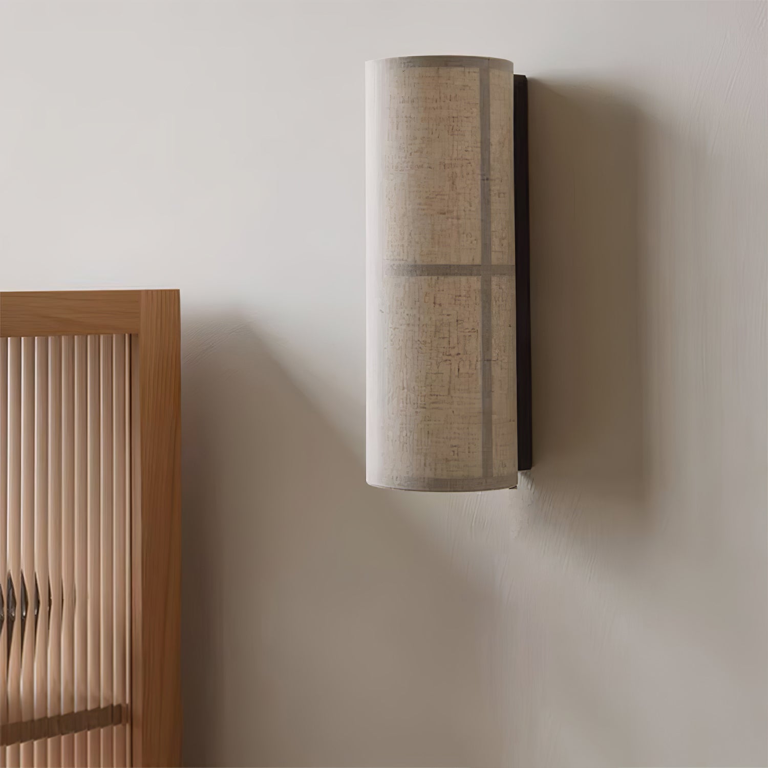Mirinella Wall Lamp Cylinder Fabric Soft Glow