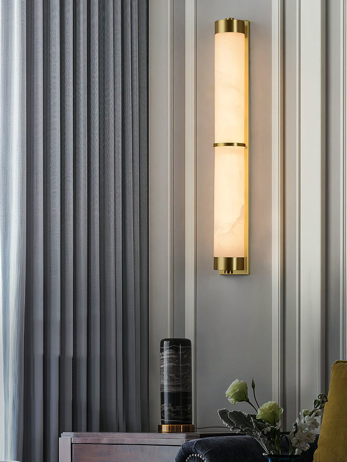 Albelise Minimalist Alabaster Wall Light