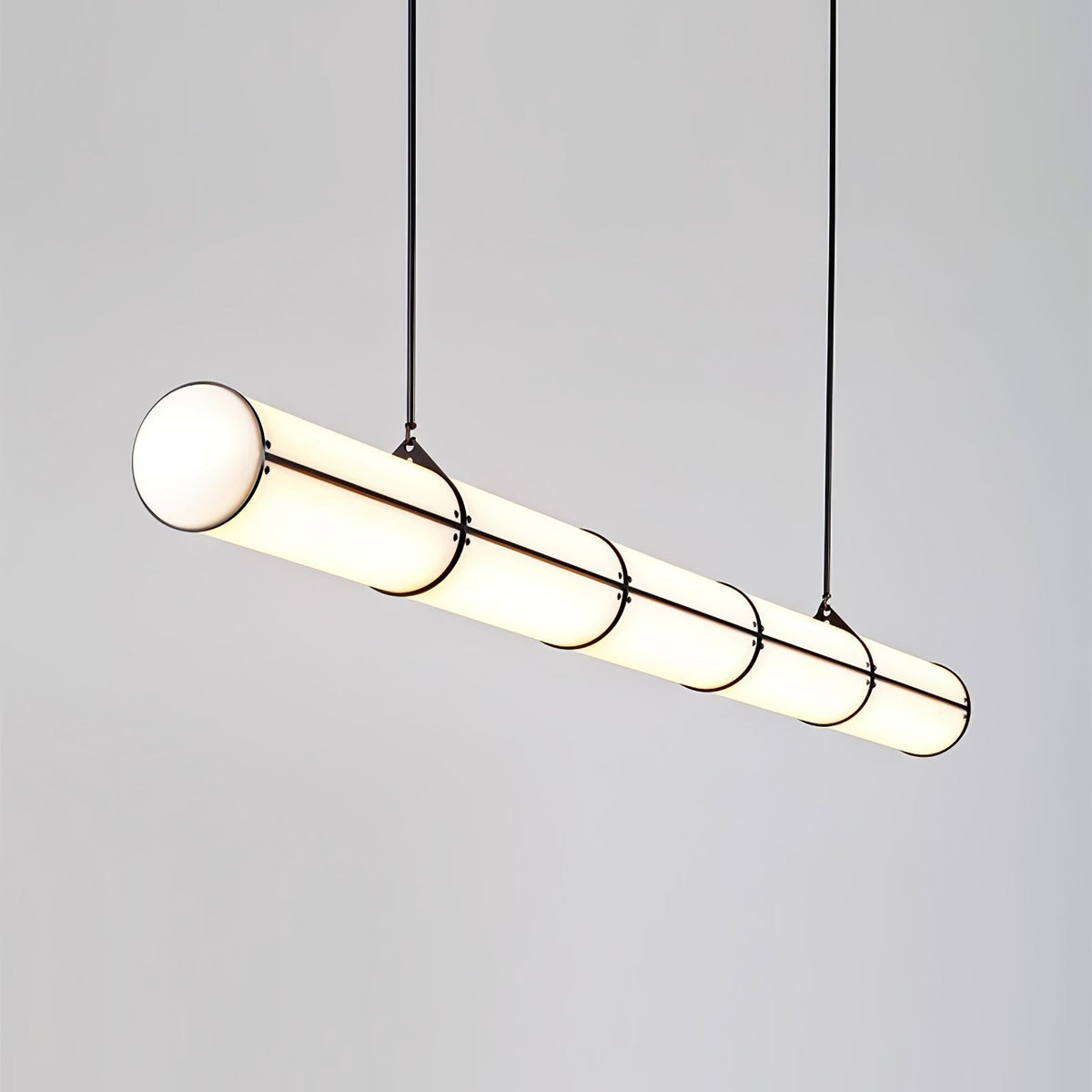 Rivenette Pendant Light Cylindrical Endless Dining