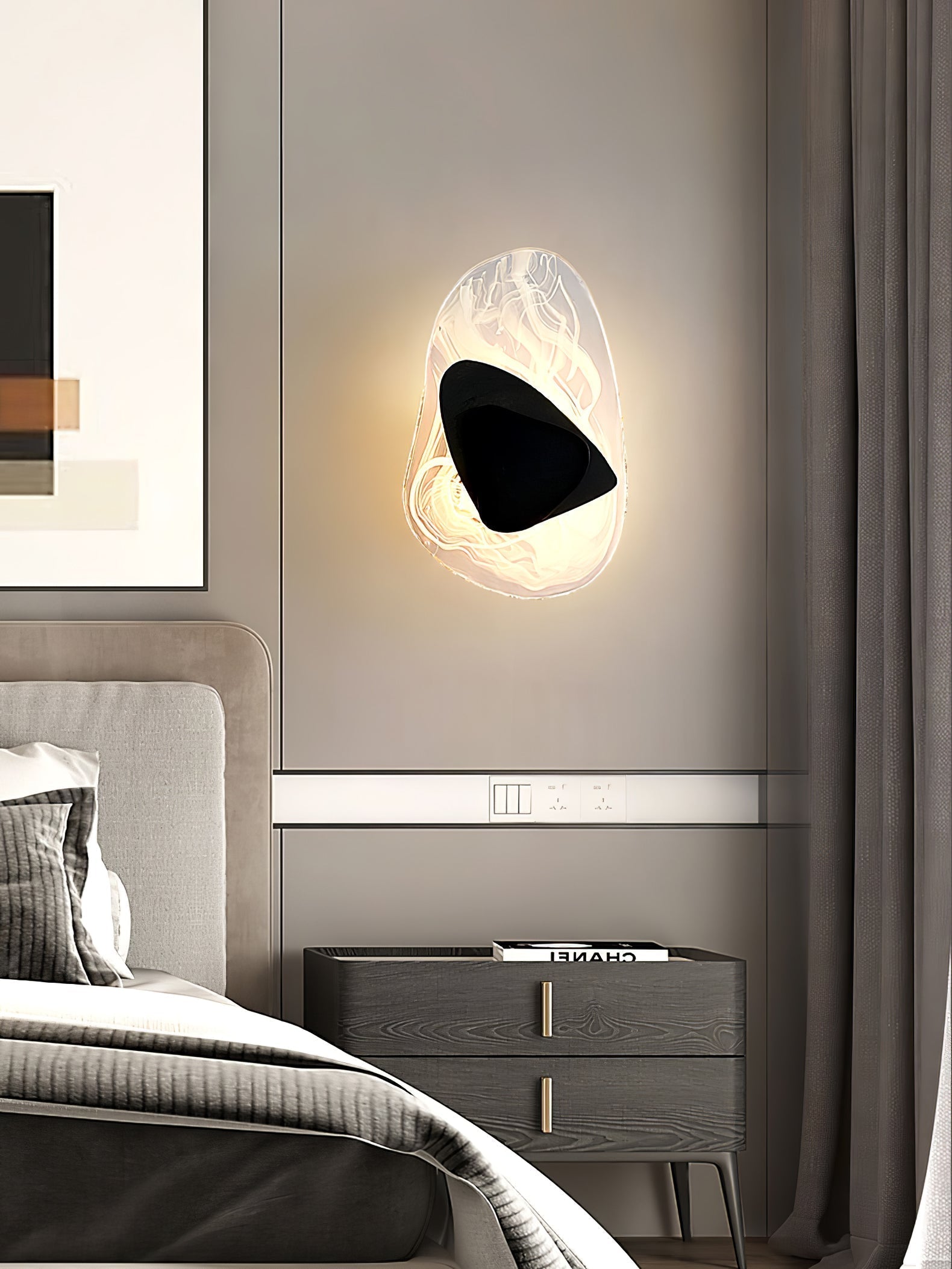 Gana Premium Nordic Art Glass Wall Lamp