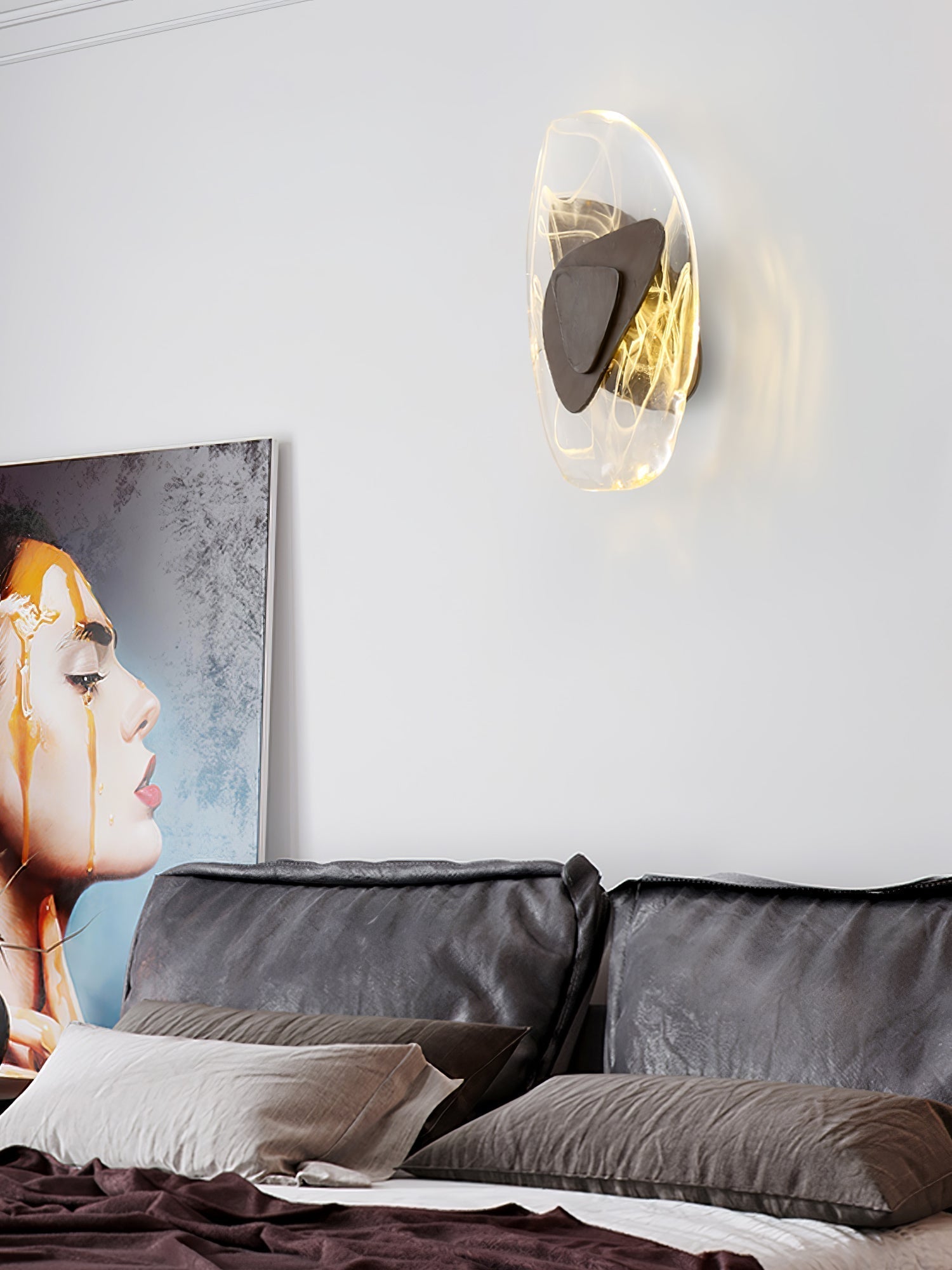 Gana Premium Nordic Art Glass Wall Lamp