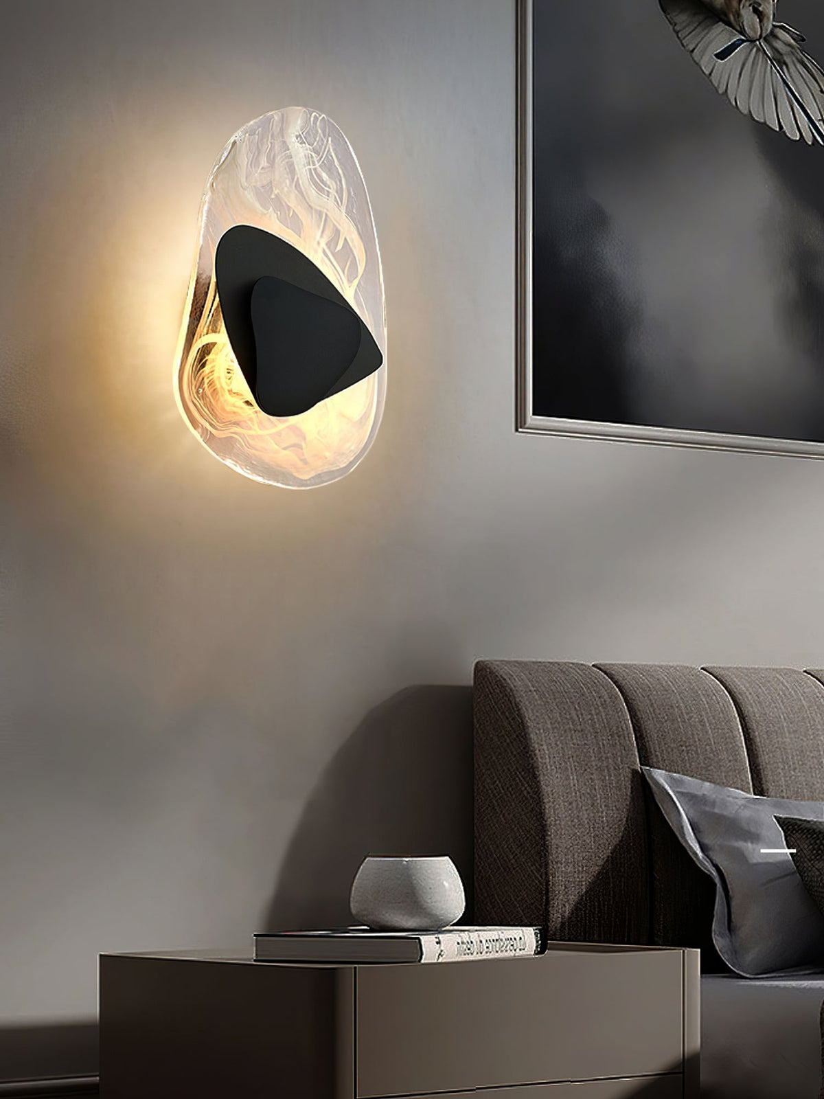 Gana Premium Nordic Art Glass Wall Lamp