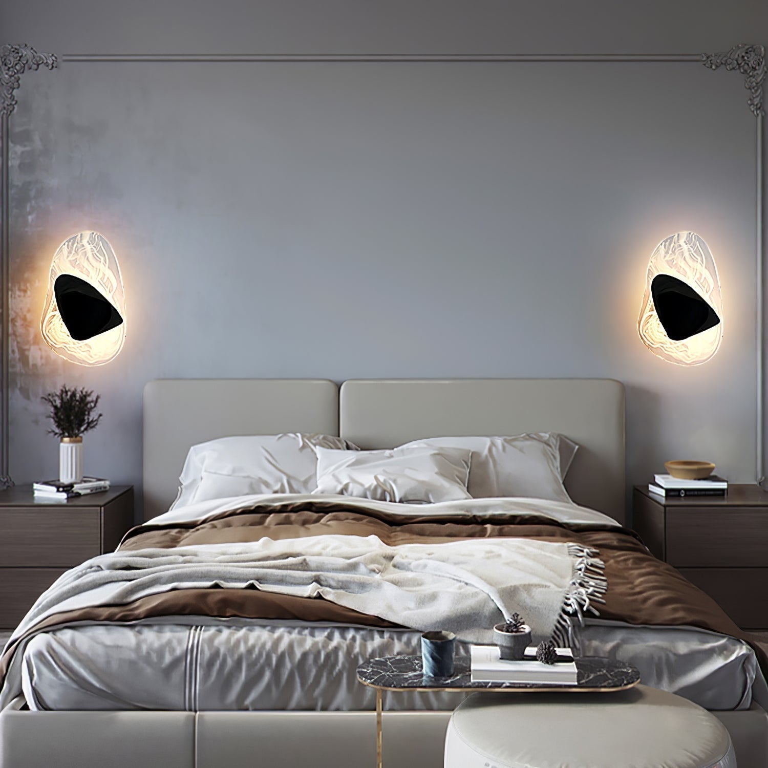 Gana Premium Nordic Art Glass Wall Lamp