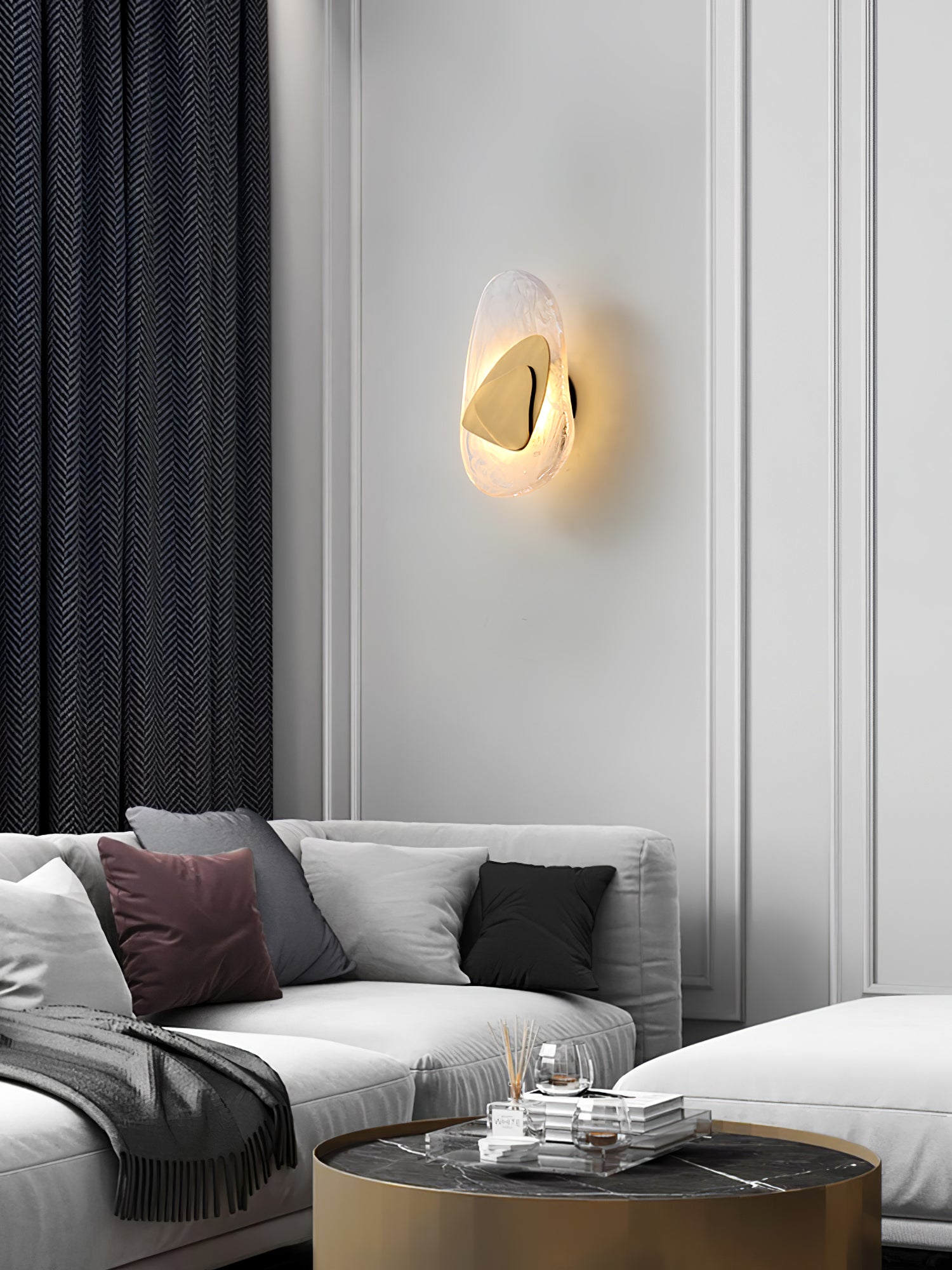 Gana Premium Nordic Art Glass Wall Lamp