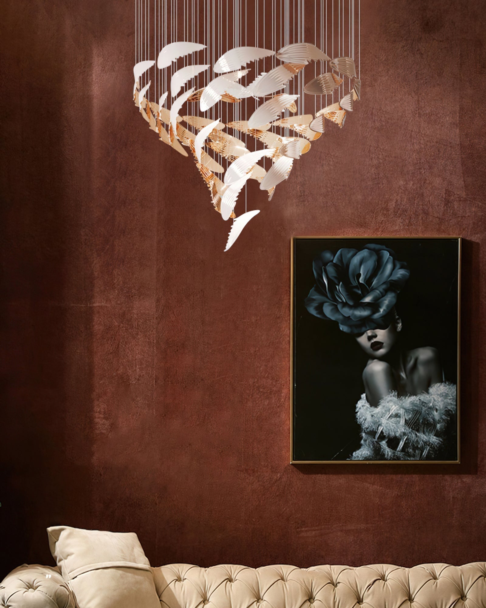 Alvenan Bird Flock Chandelier