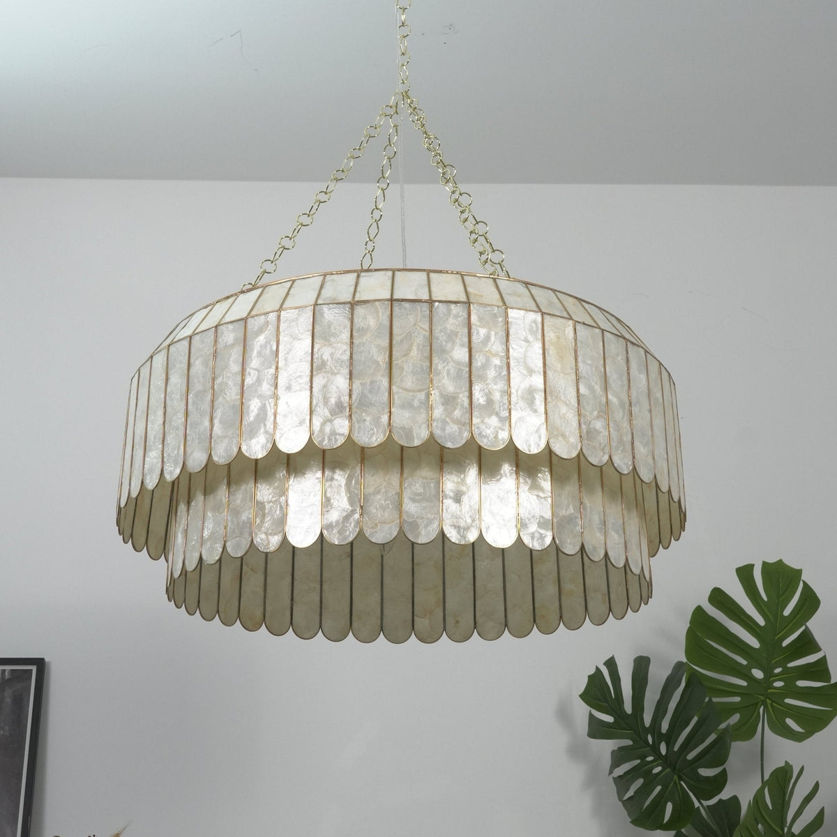 Capiz Aurelia Chandelier