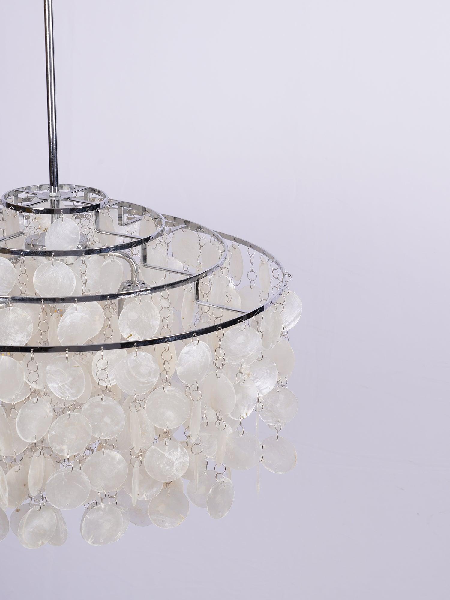 Rivena Pendant Lamp Round Shell Ring