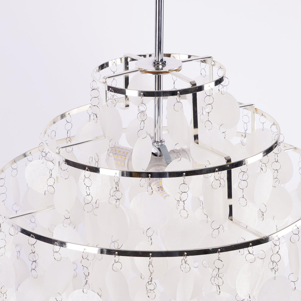 Rivena Pendant Lamp Round Shell Ring