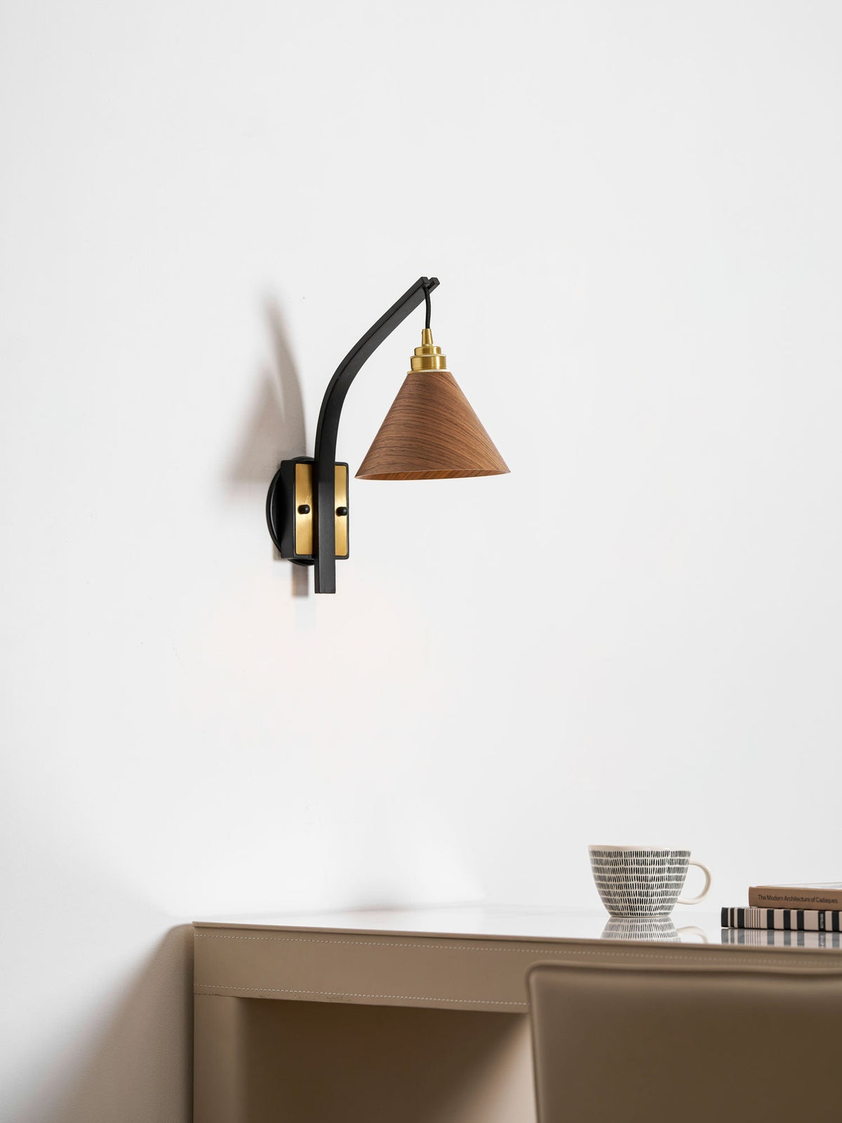 Hawmont Camber Arc Indoor Wall Light
