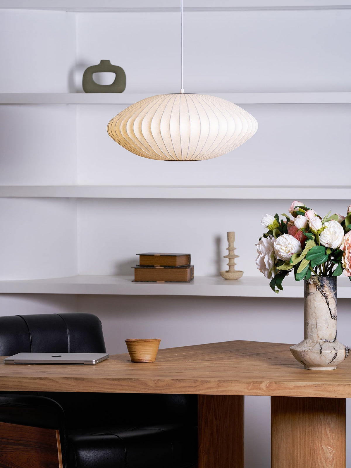 Nebula Bubble Mulberry Silk Pendant Lamp