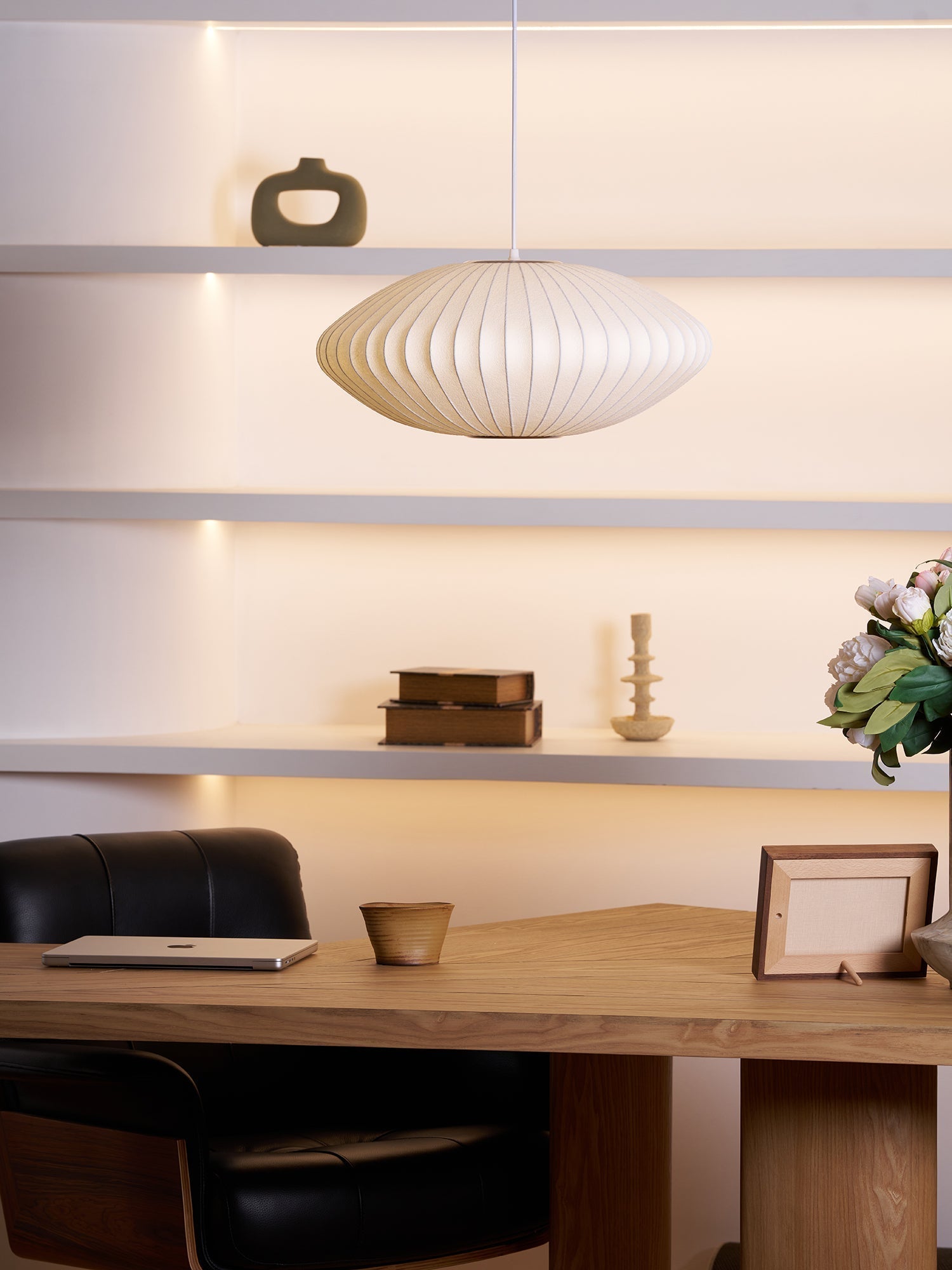 Nebula Bubble Mulberry Silk Pendant Lamp