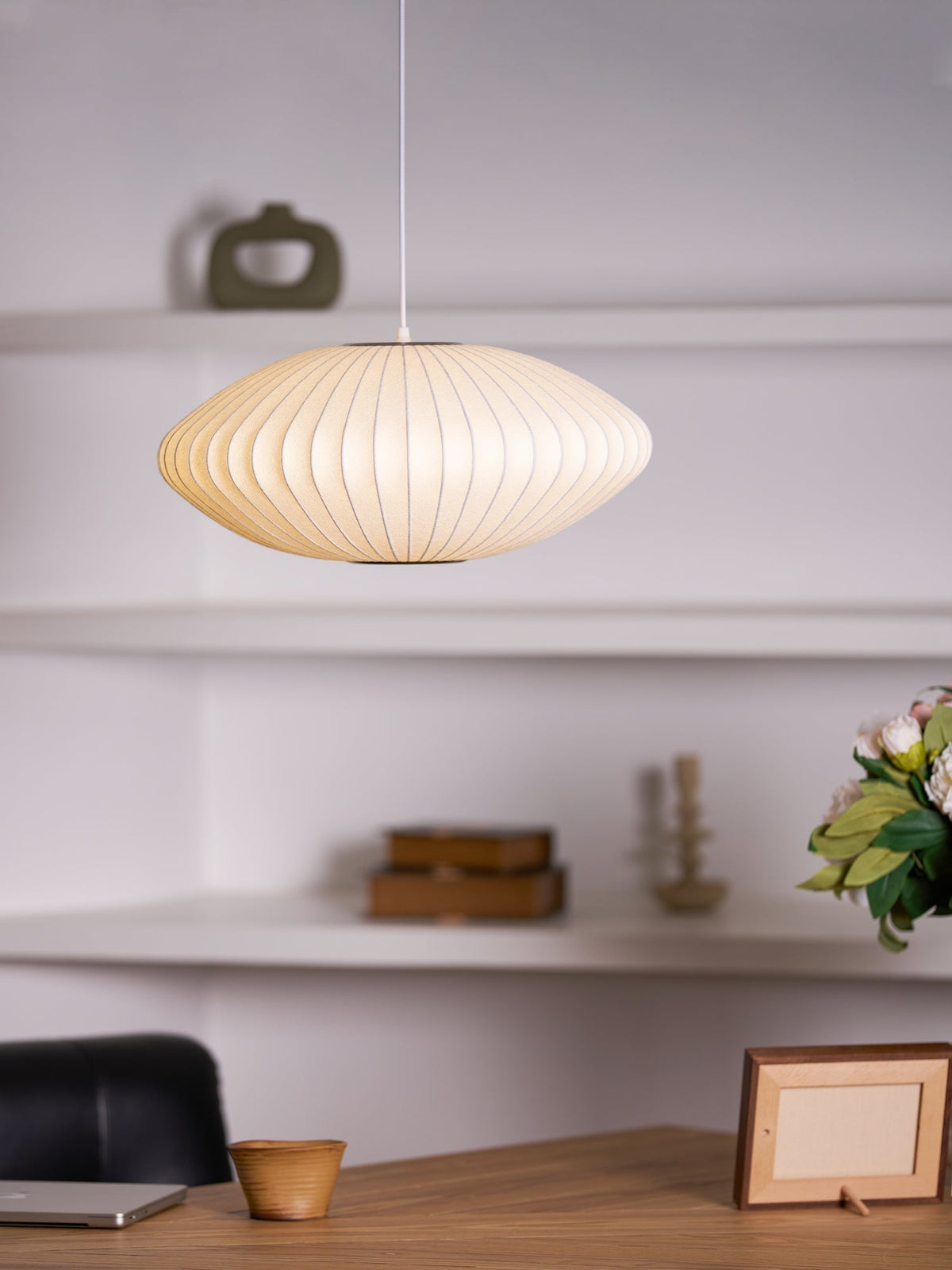 Nebula Bubble Mulberry Silk Pendant Lamp