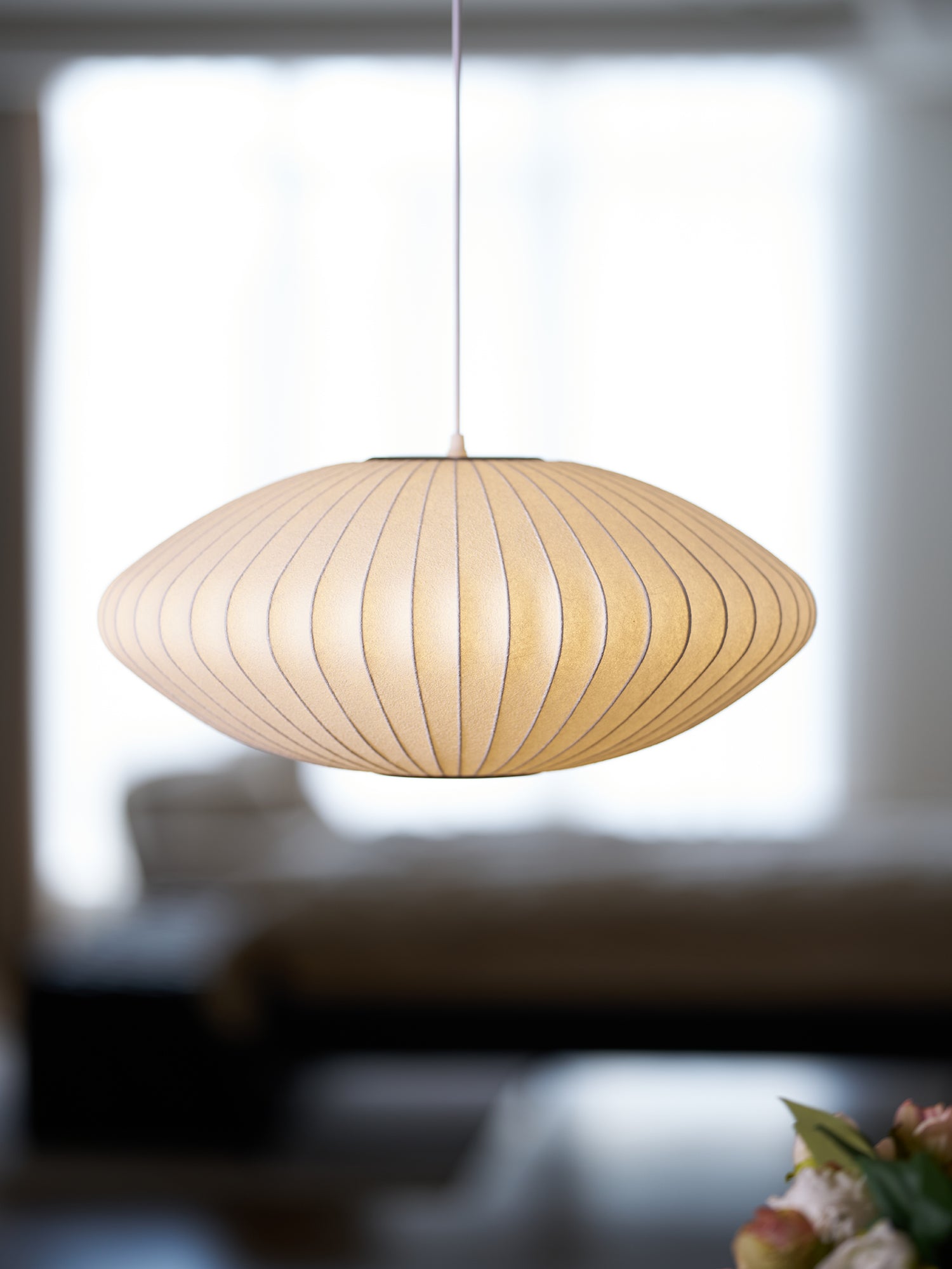 Nebula Bubble Mulberry Silk Pendant Lamp - Neutral Decor