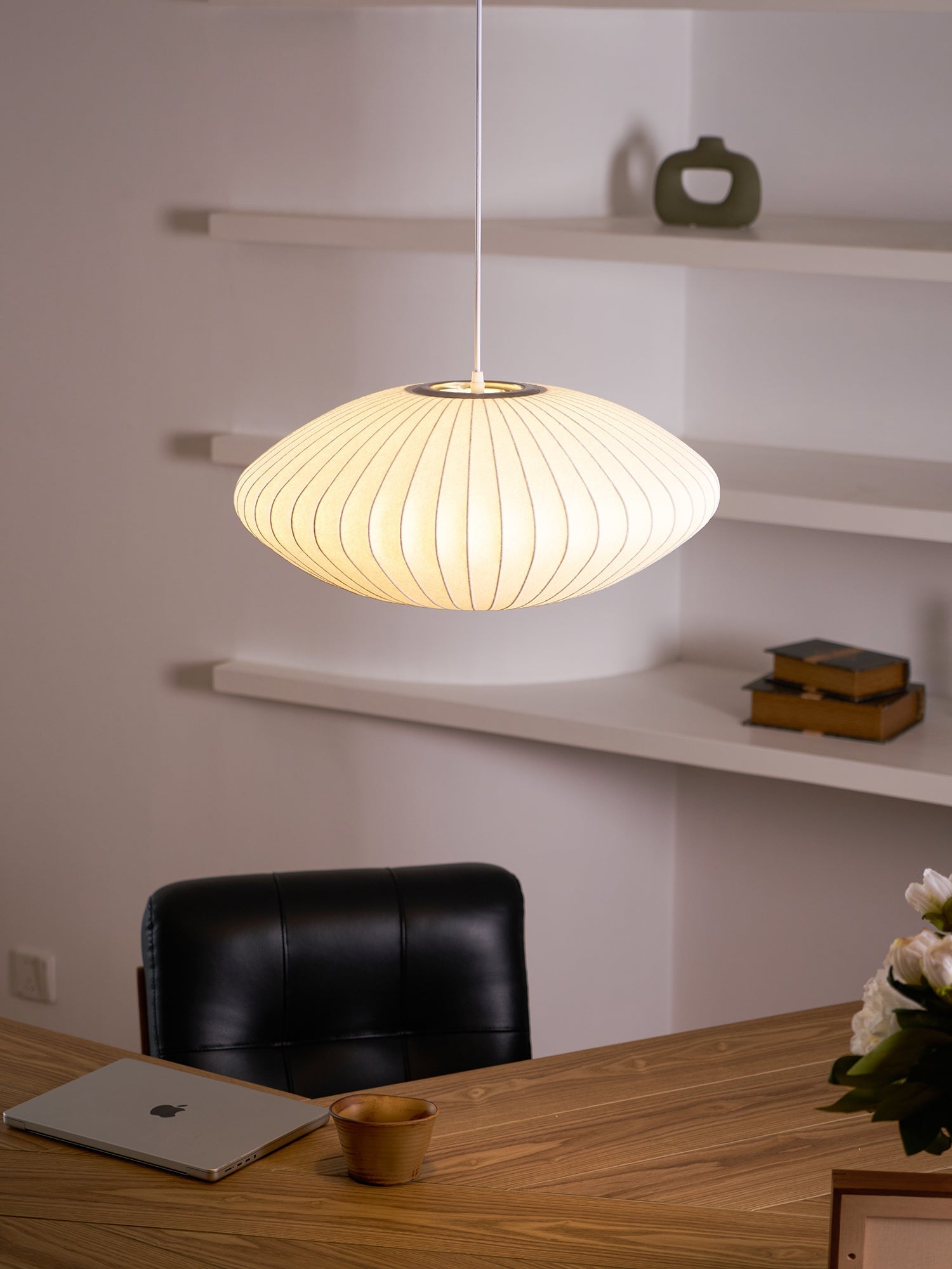 Nebula Bubble Mulberry Silk Pendant Lamp