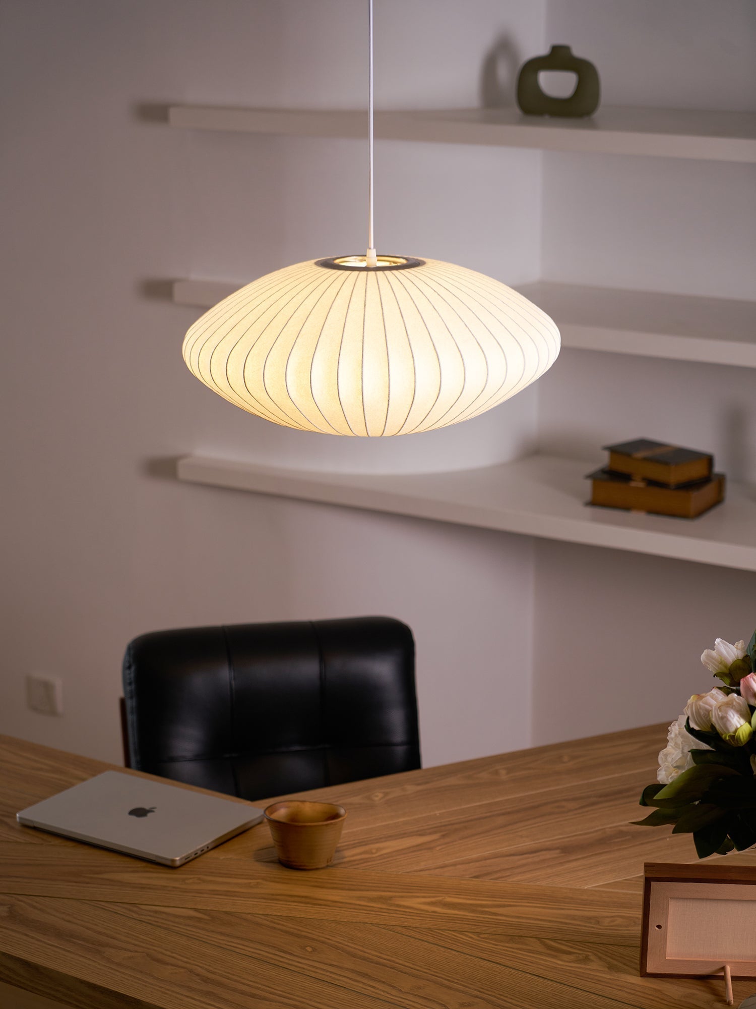 Nebula Bubble Mulberry Silk Pendant Lamp