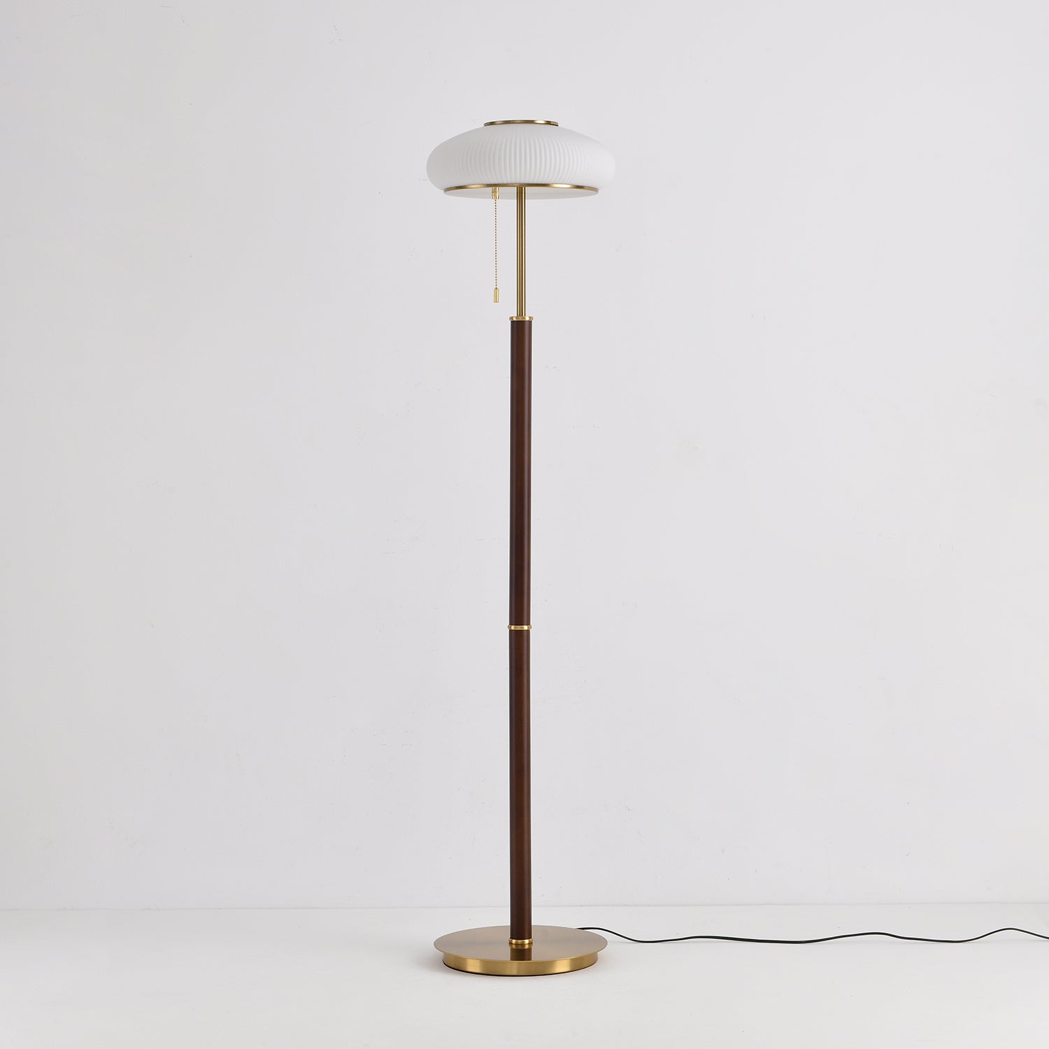 Lioralelia Vintage Glass Floor Lamp