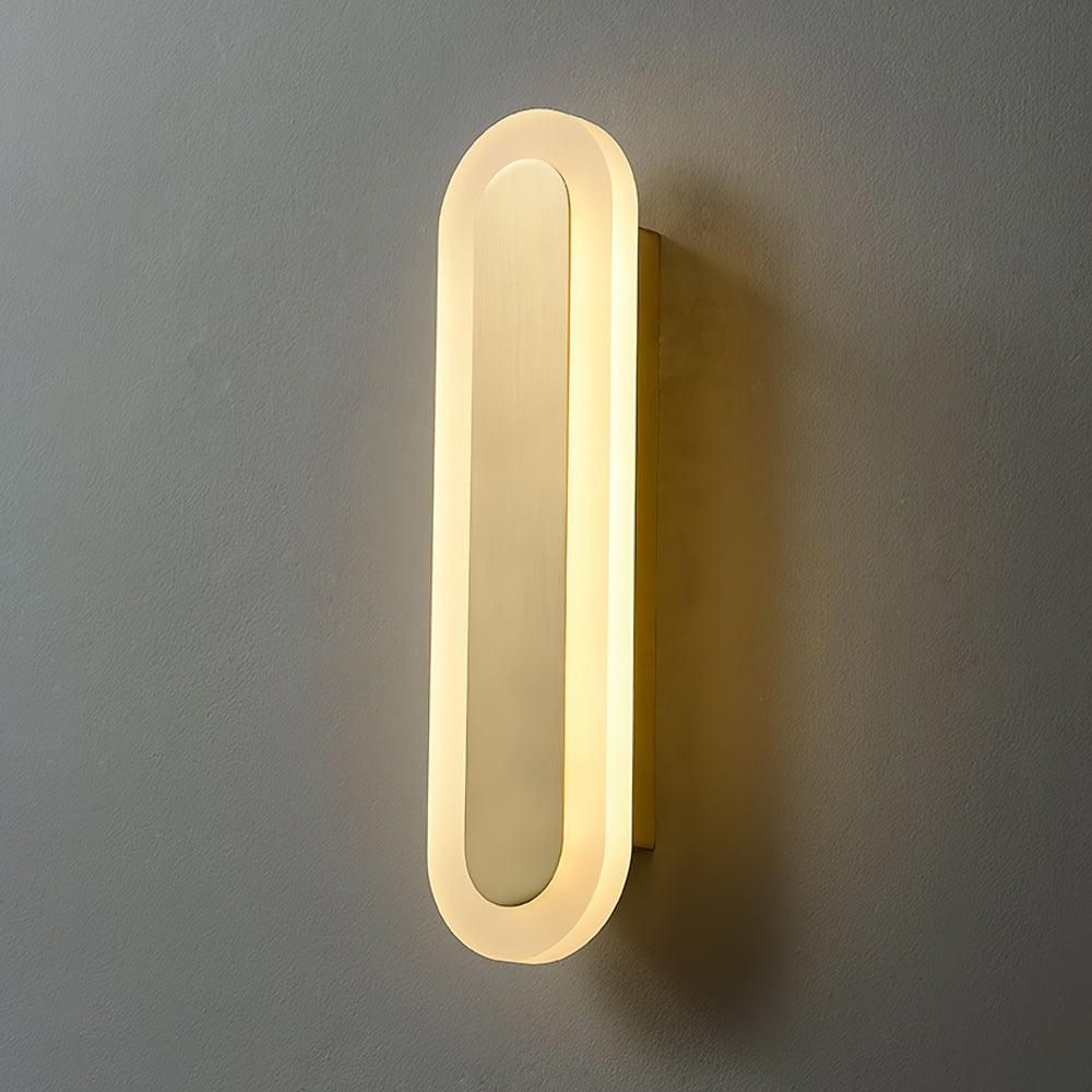 Solanelle Modern Minimalist Brass Wall Lamp