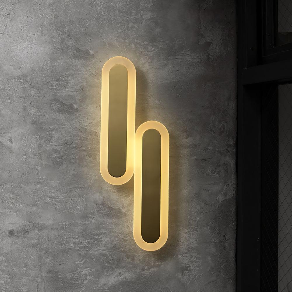 Solanelle Modern Minimalist Brass Wall Lamp