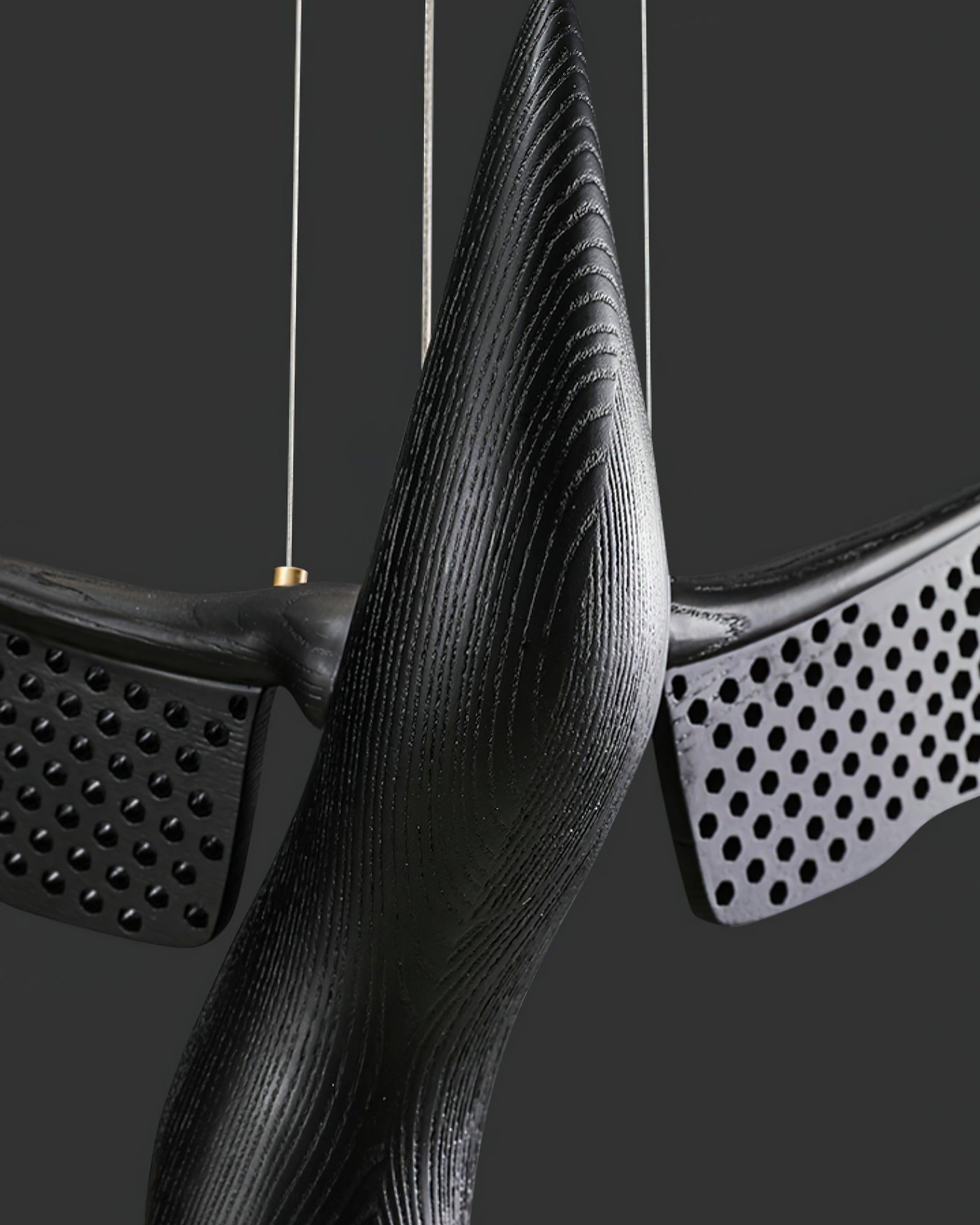 Elsilor Avian-Inspired Wood Pendant Light