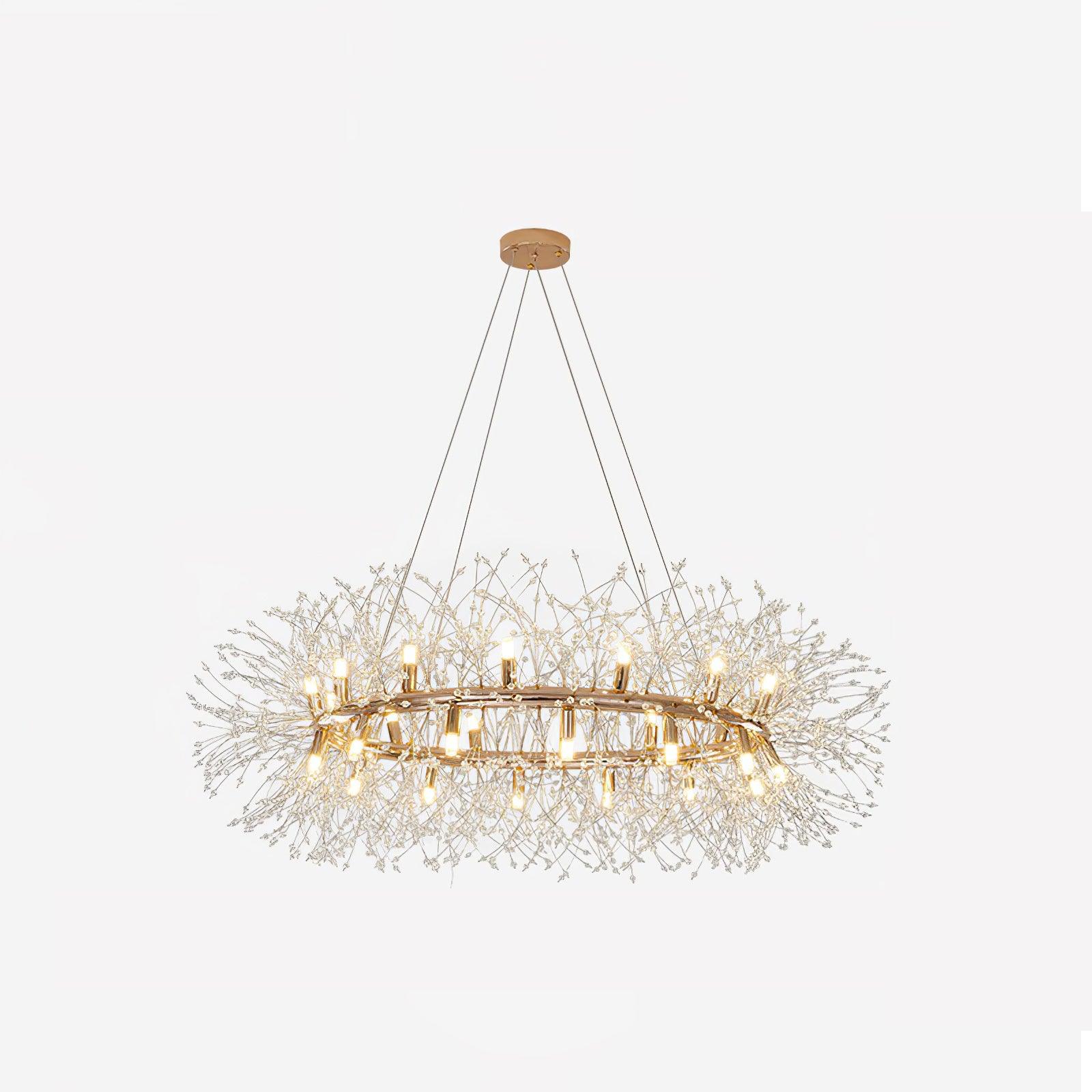 Arderian Chandelier Dandelion Round Stainless Steel