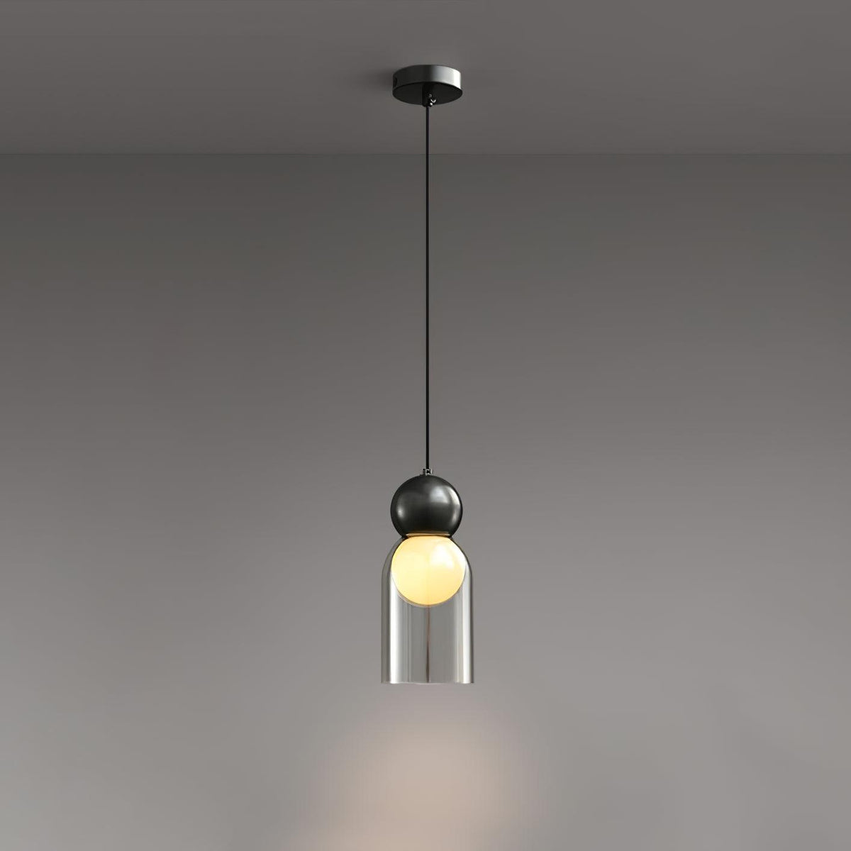 Veloina Pendant Lamp Brass Glass Nordic Geometric